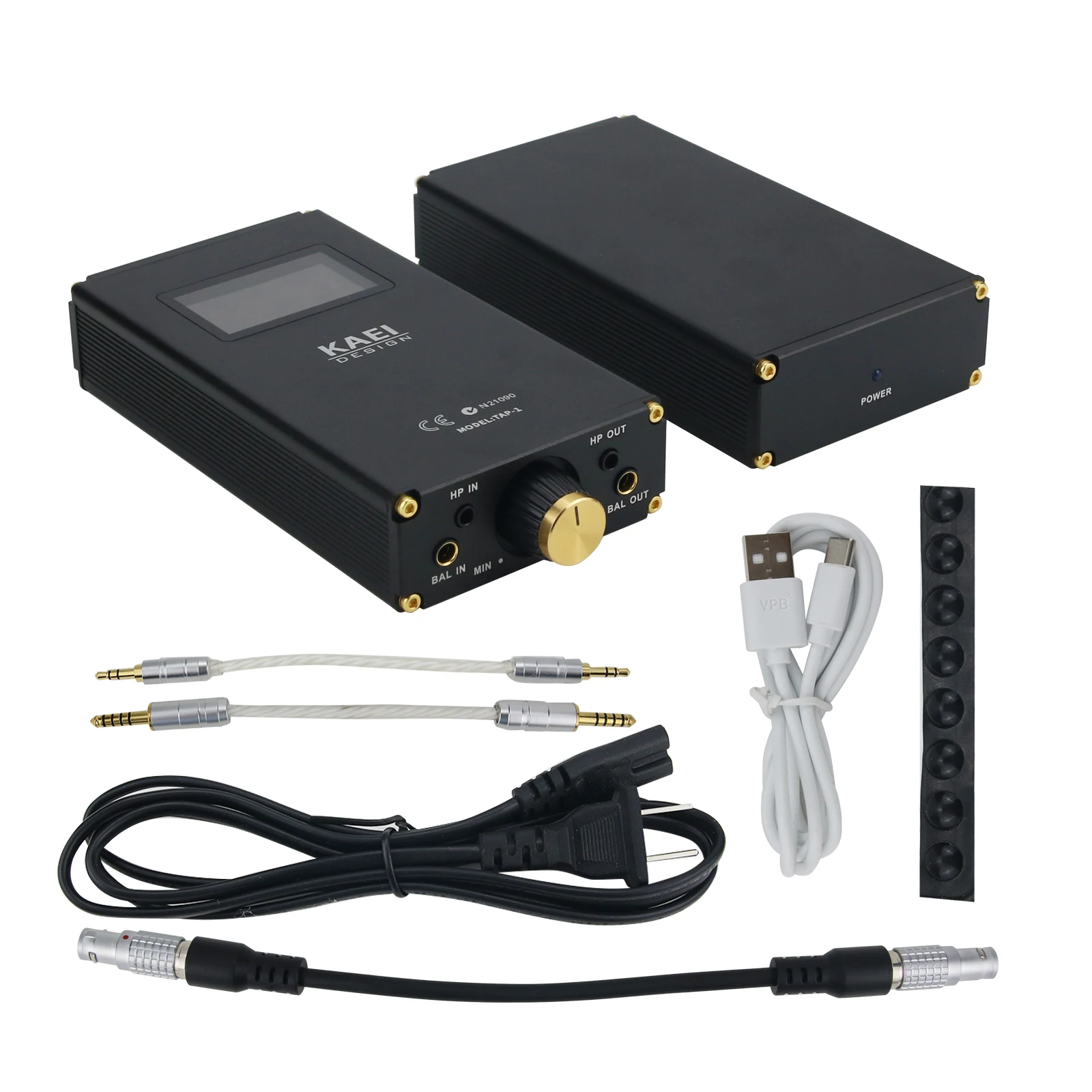 

KAEI TAP-1 4900MW Portable Desktop Full Balanced Headphone Tube Amp with PSU-1 Hifi Linear Power Supply