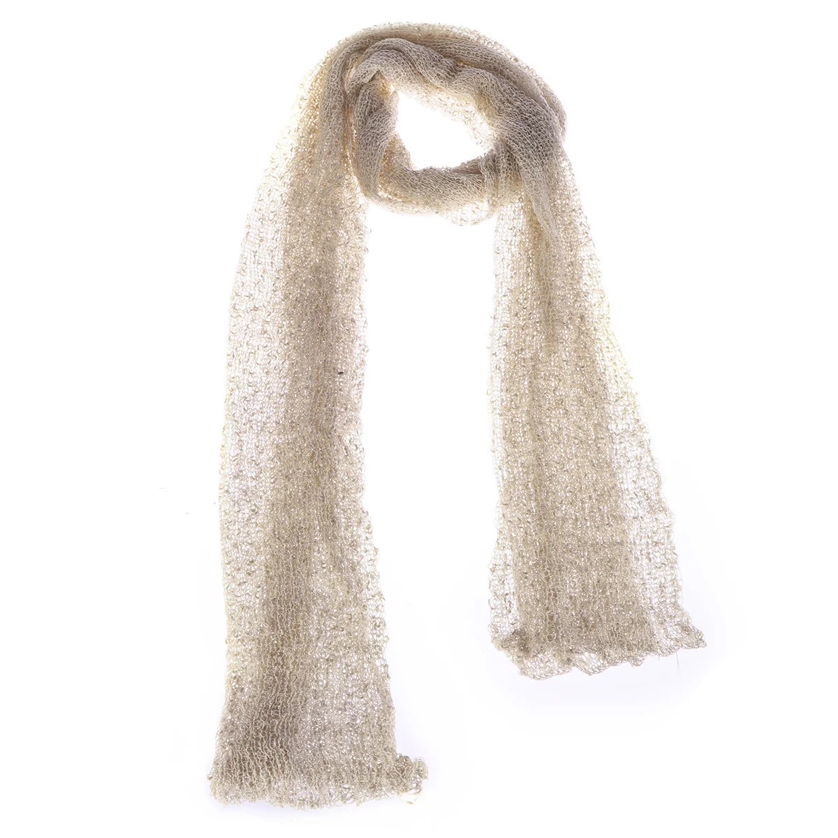 

Cotton Stretch Swaddle Wrap Beige Long Texture For Newborn Baby Photo Prop Diy Maternity Studio Photography