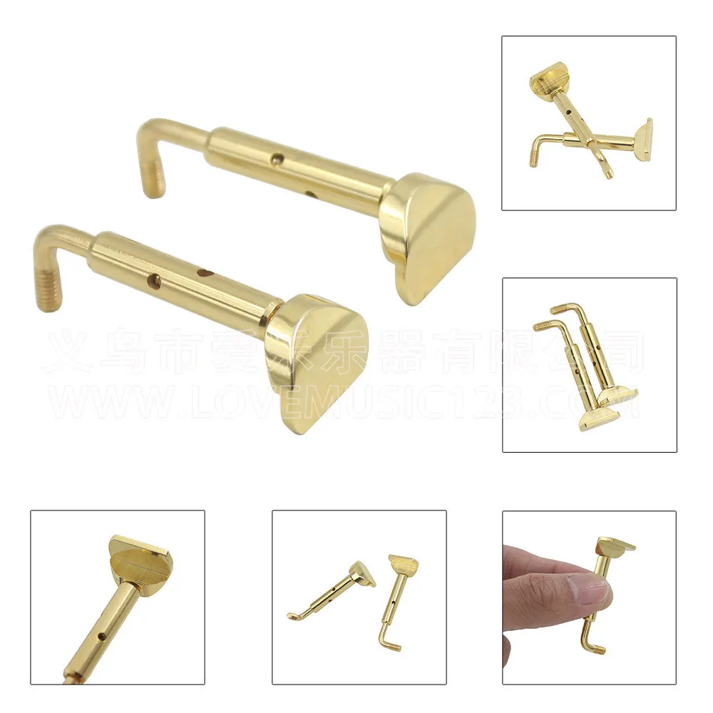 

2 pcs Violin chin rest screws, half-section black, gold, silver violin front and back screws, violin accessories