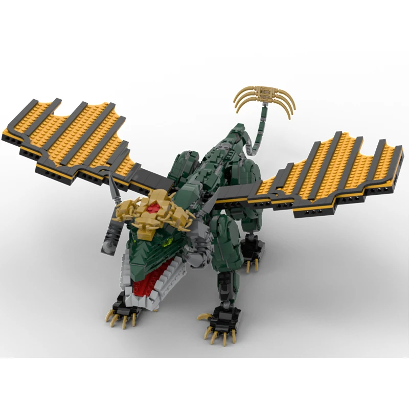 

1733 шт. MOC Matriarch of the Mountain Dragons модульная модель дракона DIY набор строительных блоков для детей подарок на день рождения