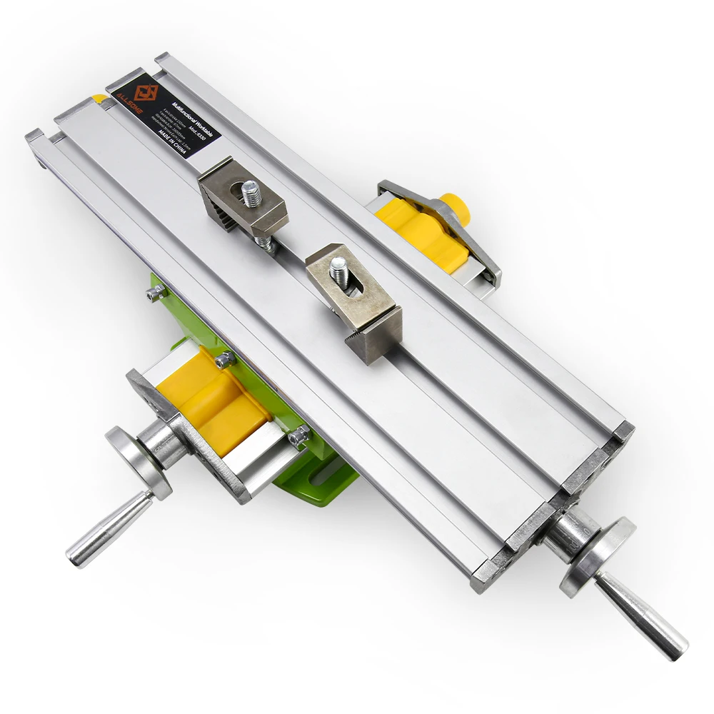 Allsome BG6330 Milling Machine Worktable, Multifunction Mill Working Table, X-Y Axis Milling Machine for Mini Drill