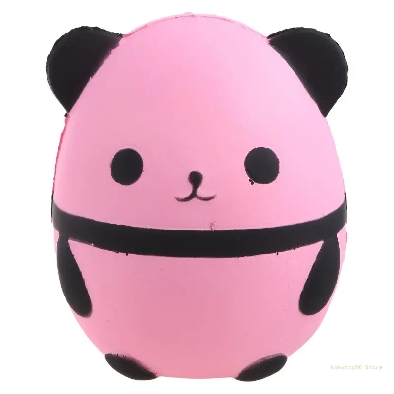 Y4UD 5.91x4.72x4.72in Pinch Soft Panda Squeeze Relieve Stress Supplies Portable Table Game for Creative Baby Gif