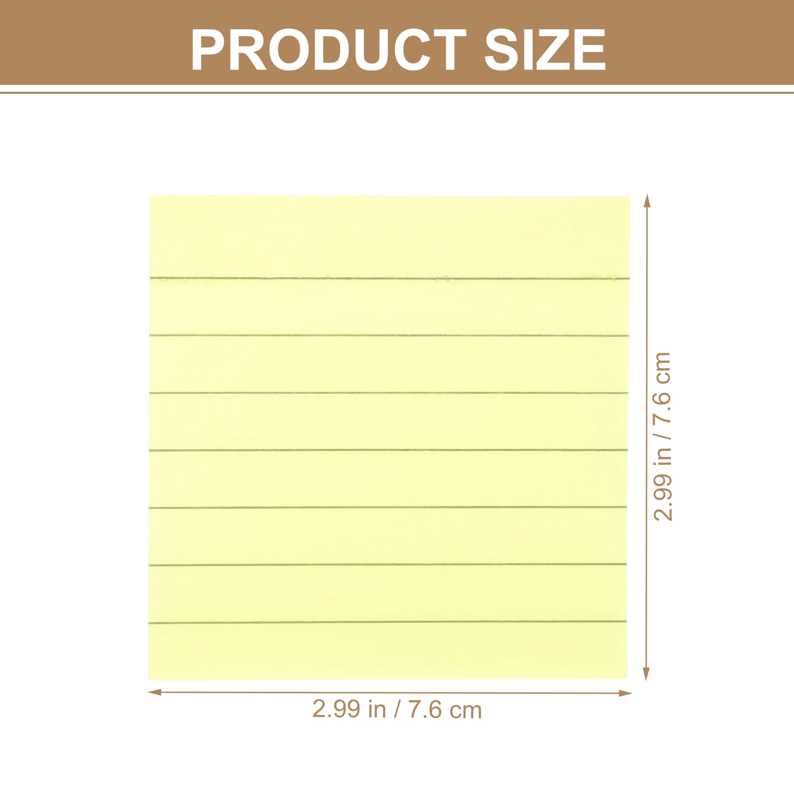 

800 Sheets Fluorescent Self adhesive Memo Pads Bright Colors Lined Student Office Notebook Use