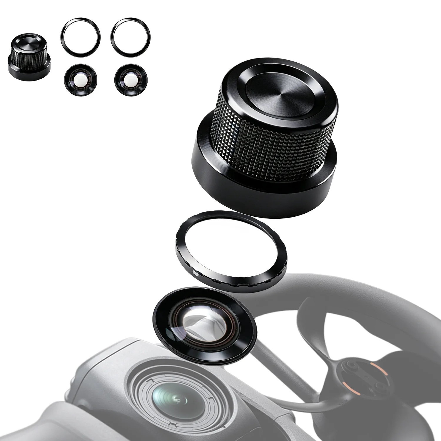 Ersatzlinsen-Set für DJI Avata 360 Optische Glaslinse mit Metall-Demontagewerkzeug Originalqualität Klarheit Schutz – Detail 1