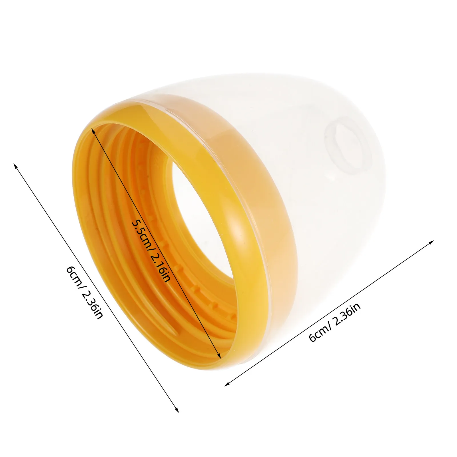Baby Bottle Cap Dust Lid Wide Neck Replacement Orange Food Grade Plastic Leakproof Cover for Baby Feeding Bottle Accessories view 5