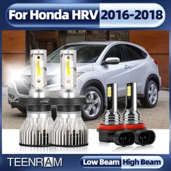 H4 H11 LED Canbus LED Headlights Bulbs 120W 20000LM 12V 6000K White Turbo Car Headlamp Bulbs For Honda HRV 2016 2017 2018
