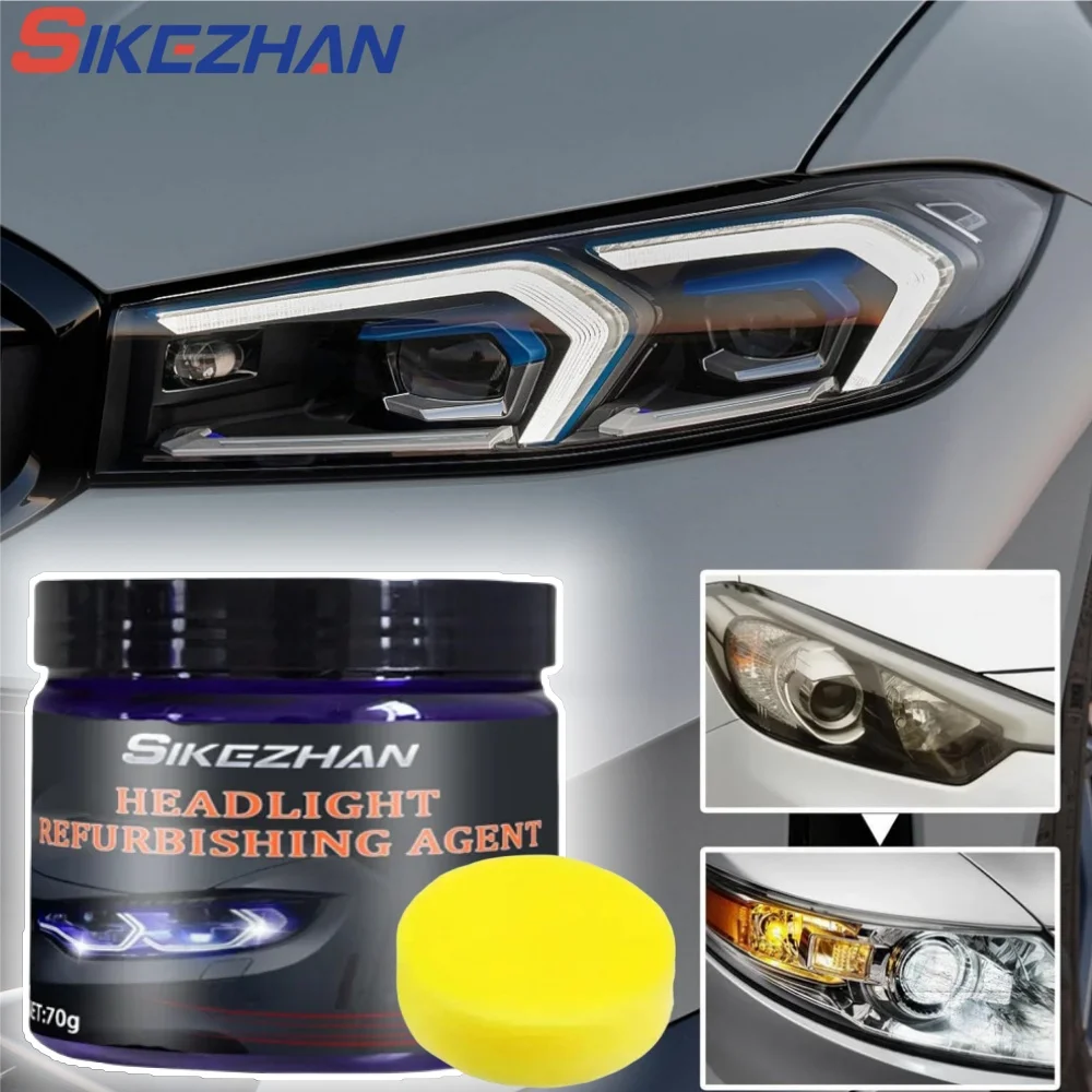 سيارة العلوي استعادة تلميع أطقم كشافات مزيل الخدش إصلاح تنظيف لصق إزالة الأكسدة المصباح البولندية السائل