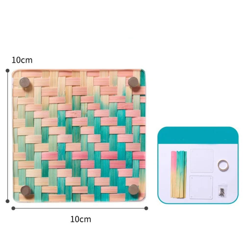 Creative Acrylic Cup Pad Handmade Durable Coaster Heat Insulation Strip Saucer Kit Home Decor