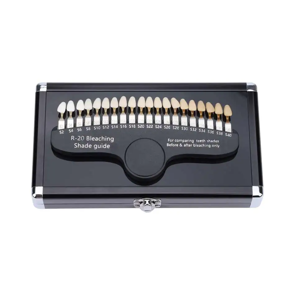 

Dental Colorimetric Plate Set Tooth Whitening Products Guide Dentisit Material 20 Colors 3D Tooth Model Dental Laboratory Tools