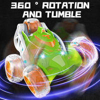 KF22 RC Remote Control Cartoon Mini Car Remote Control Electric Car Smart Music Lighting Children Toys Gift