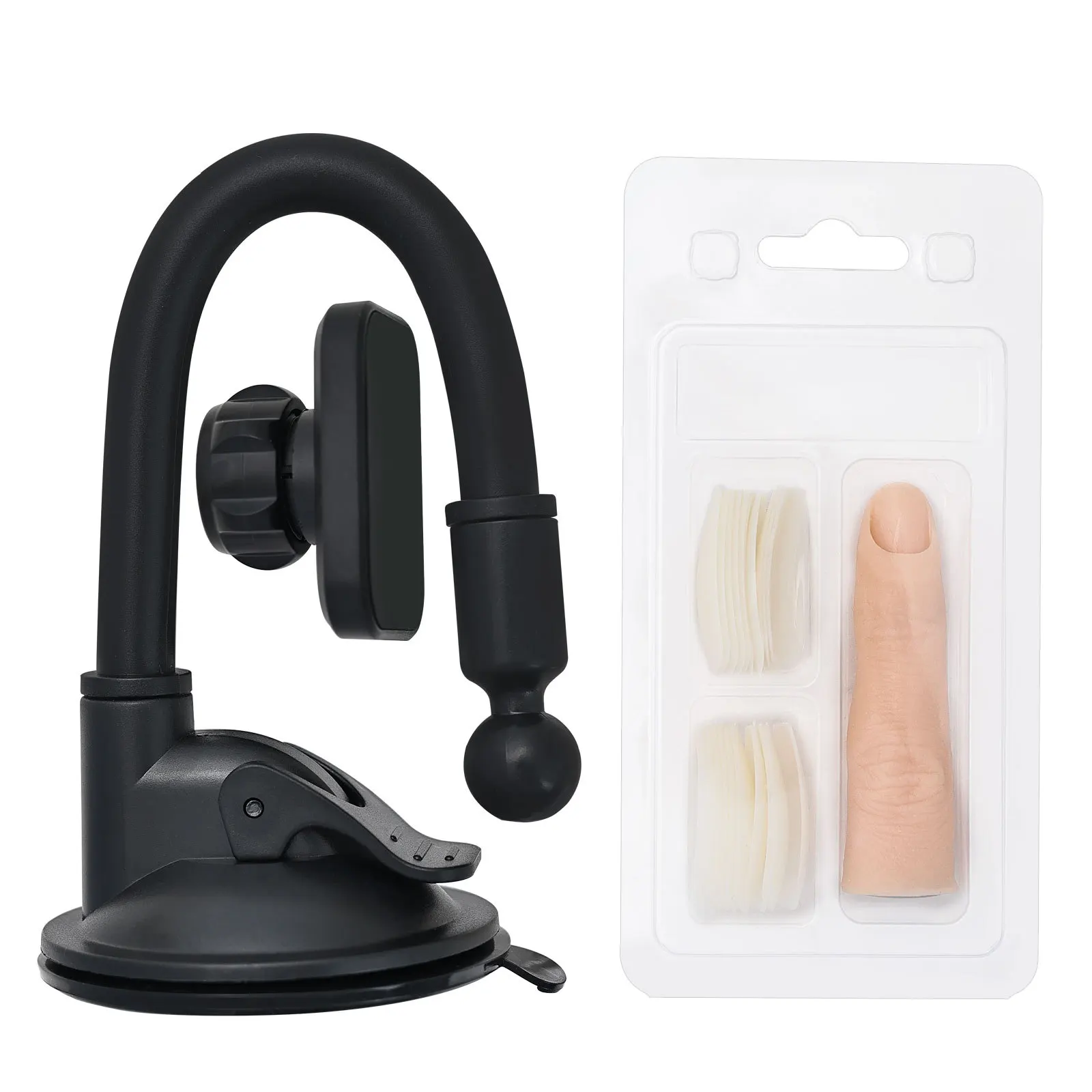 

Nail art practice hand mold holder with magnetic all-silicone for Manicure Nail Training Display Flexible Soft Adjustable Finger