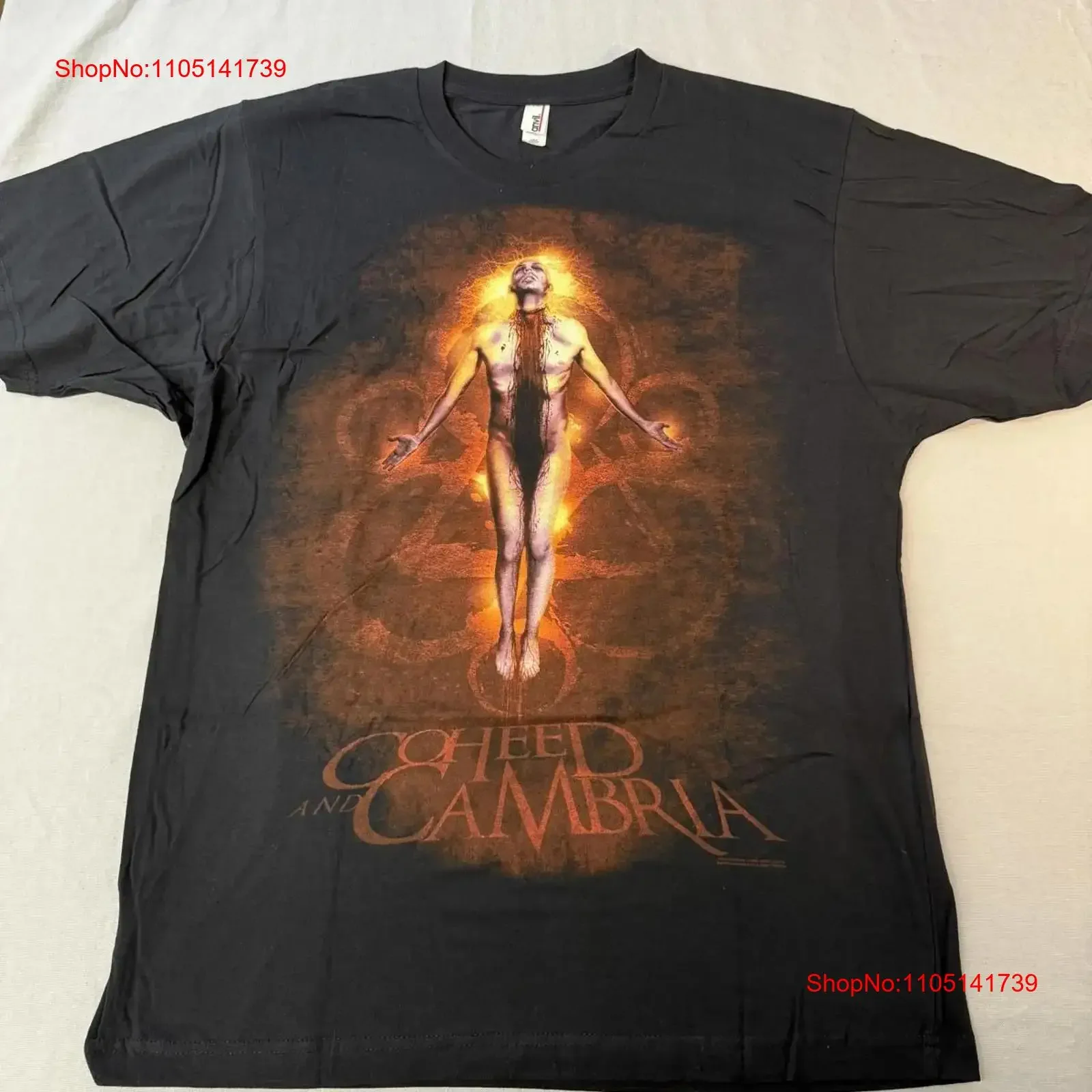 

Футболка Coheed and Cambria Tour 2009, The End Complete L, винтажная стираная футболка унисекс с графическим рисунком, универсальная, слегка