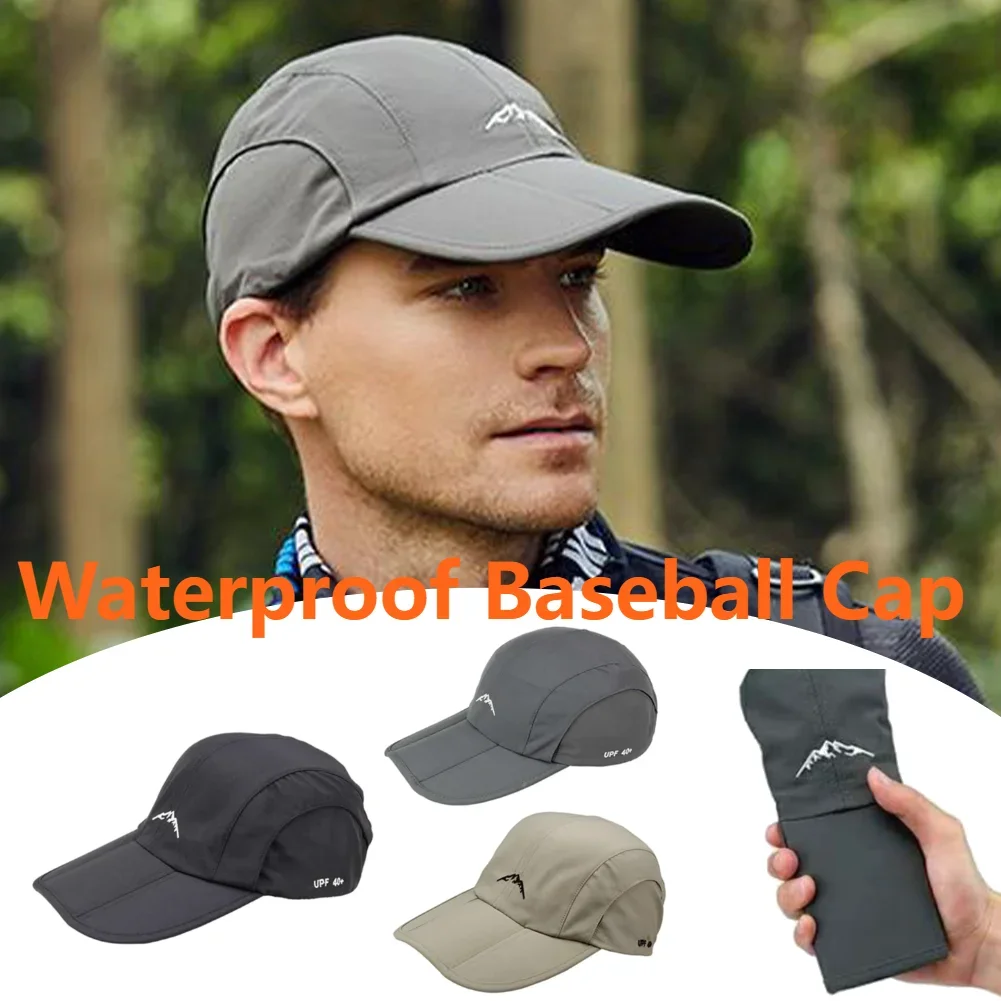 

Outdoor Sun Hat Breathable Quick-Dry Sun Visor Cap Adjustable Foldable Peaked Cap for Activities Hiking Runing Baseball Caps