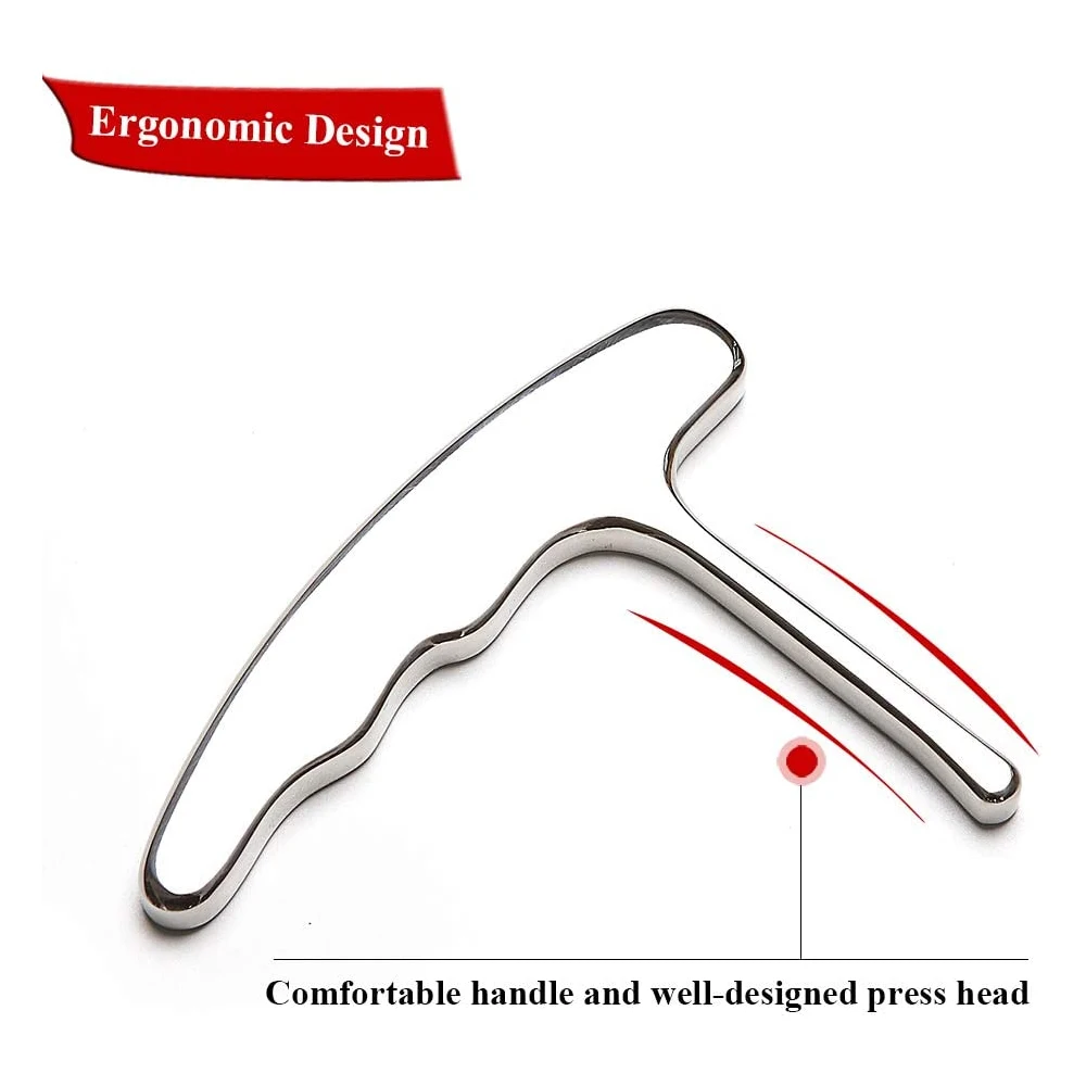 Herramienta de masaje de punto de disparo de acero inoxidable, masaje de tejido profundo, herramienta de masaje de acupresión de reflexología para