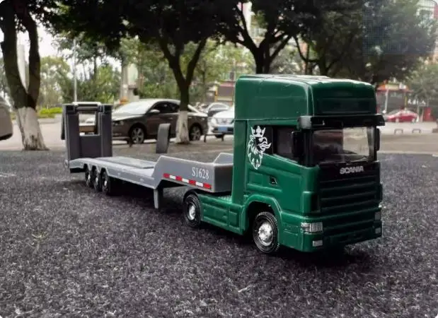 Nuovo allo speciale pressofusione di plastica speciale 1/72 contenitore modello di camion giocattolo regalo mobili collezione di giocattoli per bambini