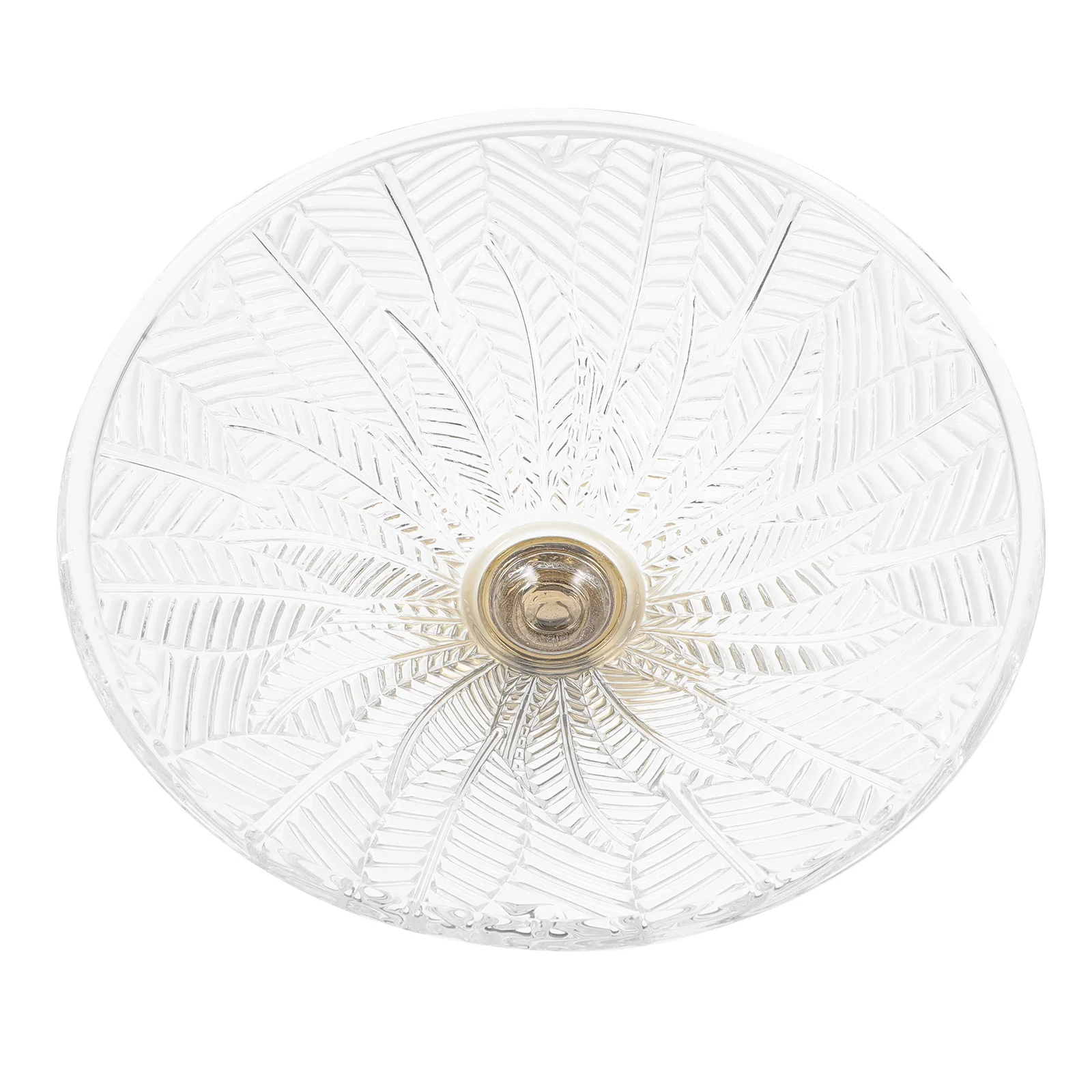 

Glass Footed Fruit Bowl Large Capacity Modern Design Candy Serving Tray Snack Plate Decorative for Kitchen Footed Bowl