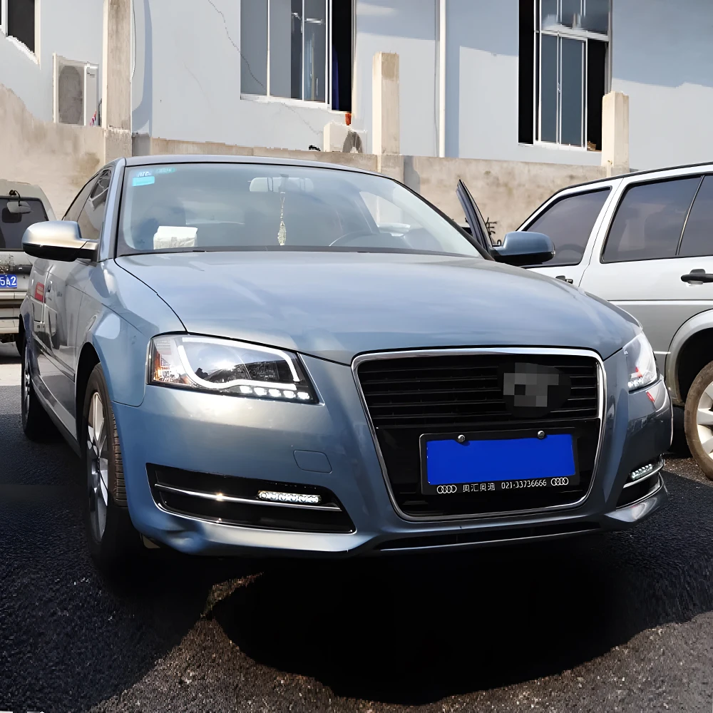 مصابيح السيارة الأمامية لأودي A3 A3L S3 RS3 2008-2012 LED مجموعة المصابيح الأمامية للسيارات ترقية عالية الجودة عدسة العارض الملحقات