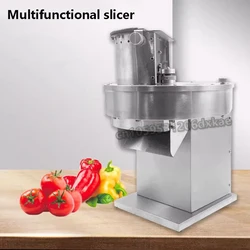 220V/110V Electric Vegetable Fruit Slicer Machine Slicing Machine with Shredder Blade for Home Use Vegetable Processing Machine