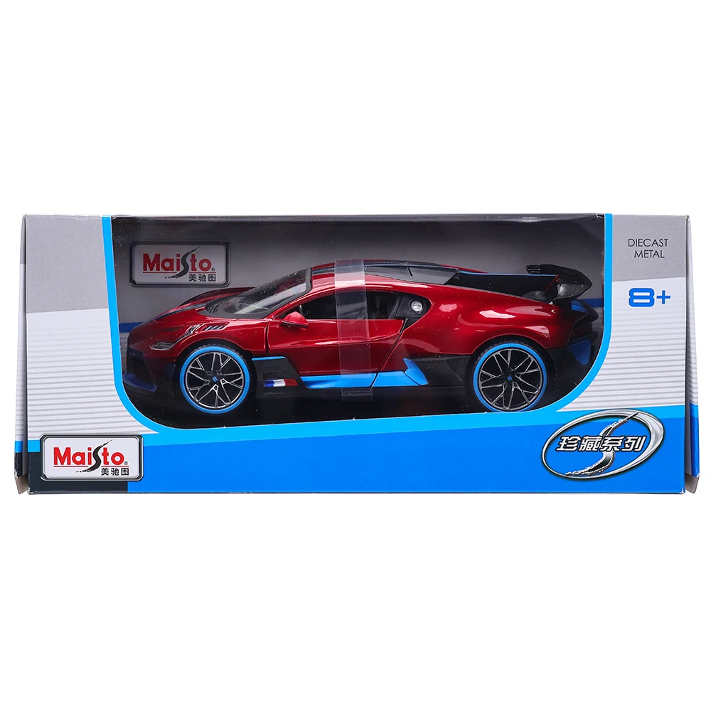 Maisto 1:24 Bugatti Chiron divo Chiron simulation alloy car model crafts decoration collection toy tools gift