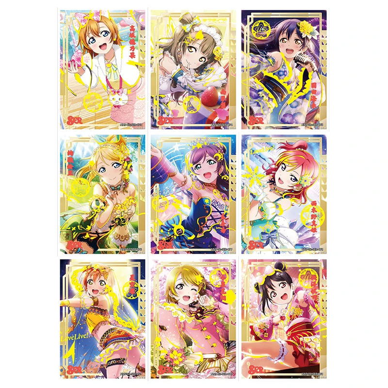 

Goddess Story Ser Series Yamada Elf Rin Hoshizora Anime Characters Rare Game Collection Flash Card Cartoon Toys Christmas Gift