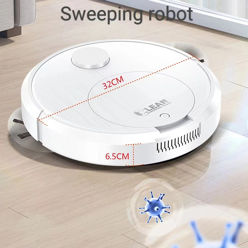 New Product Big Suction Intelligent Sweeping Robot Household Rechargeable Cleaning Machine Three-in-one Vacuum
