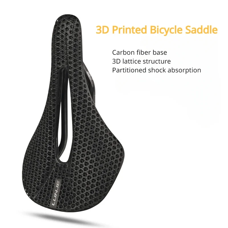 

Ultralight 3D Printed Bicycle Saddle MTB Mountain Road Bike Seat Hollow Carbon Fiber Comfortable Cycling Cushion Bike Parts