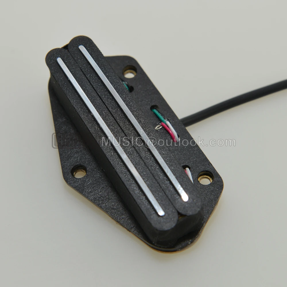 Alnico 5 captador de guitarra quente duplo trilhos captador mini humbucker ponte captador 6k 9k 13k apto para guitarra tlcaster