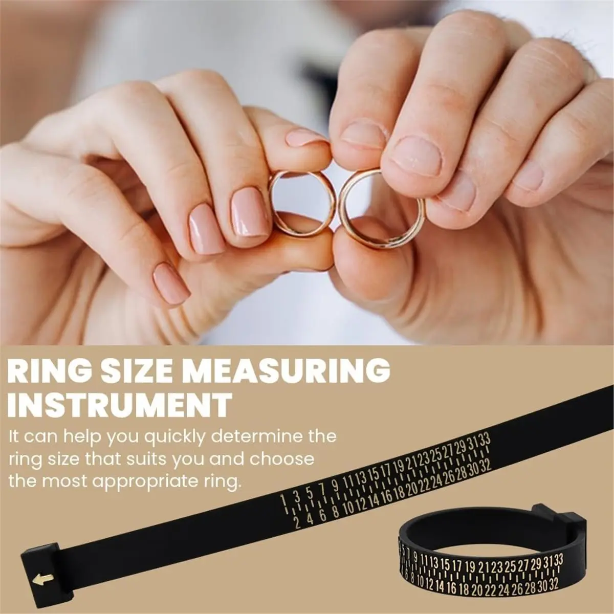 Bracelet Mandrel Sizer Set - Stainless Steel Graduated Round Mandrel, Ideal for Bracelet/Jewelry Making DIY