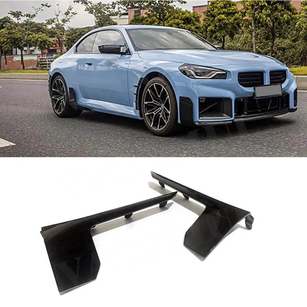 

VACOMUL ABS глянцевый черный боковой бампер фартук спойлер для BMW M2 G87 2 двери 2023 + боковая юбка бампер Canard Protect Carbon Look