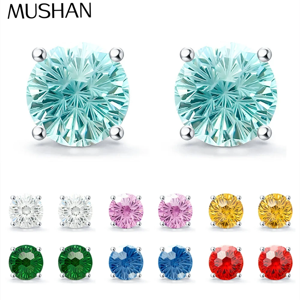 

MuShan Designer Jewelry 925 Sterling Silver Necklace Zircon 5A Classic Wedding Ladies Real Gold Plated Premium Jewelry Pendant