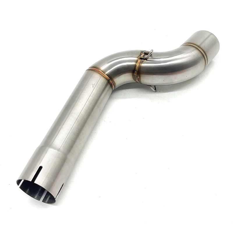 العالمي 51 مللي متر الانزلاق على صالح دراجة نارية العادم الهروب أنظمة واجهة منتصف وصلة الأنابيب لسيارات BMW F900R F900XR F 900 R XR 2020 - 2023