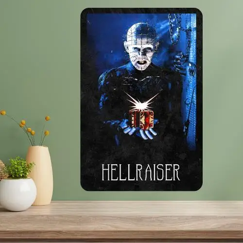 Póster Metálico de la Película Clásica Hellraiser