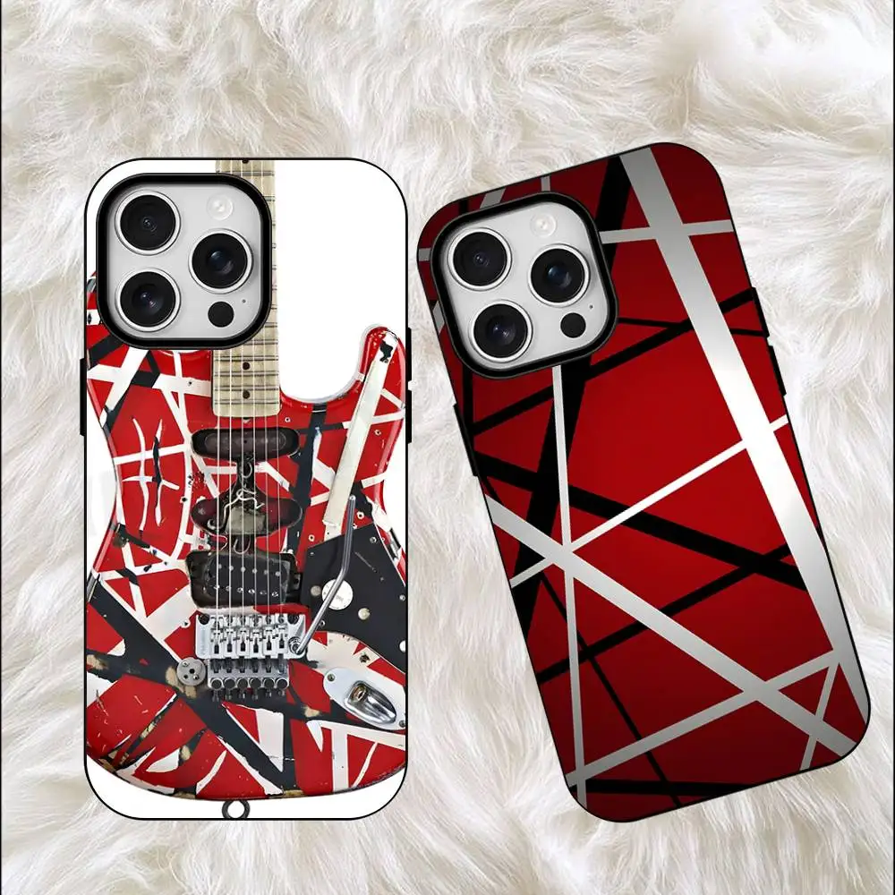 V-Van Halen God of Guitar Magnetic For Case For Iphone 18 17 16 15 14 13 12 Pro Max Mini Plus Frosted Shell Cover