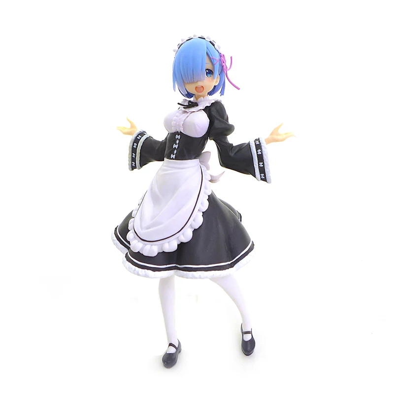 

BANDAI Genuine Bulk Re:Life In A Different World From Zero Rem Winter Maid Tabletop Decoration Model Action Figureno base