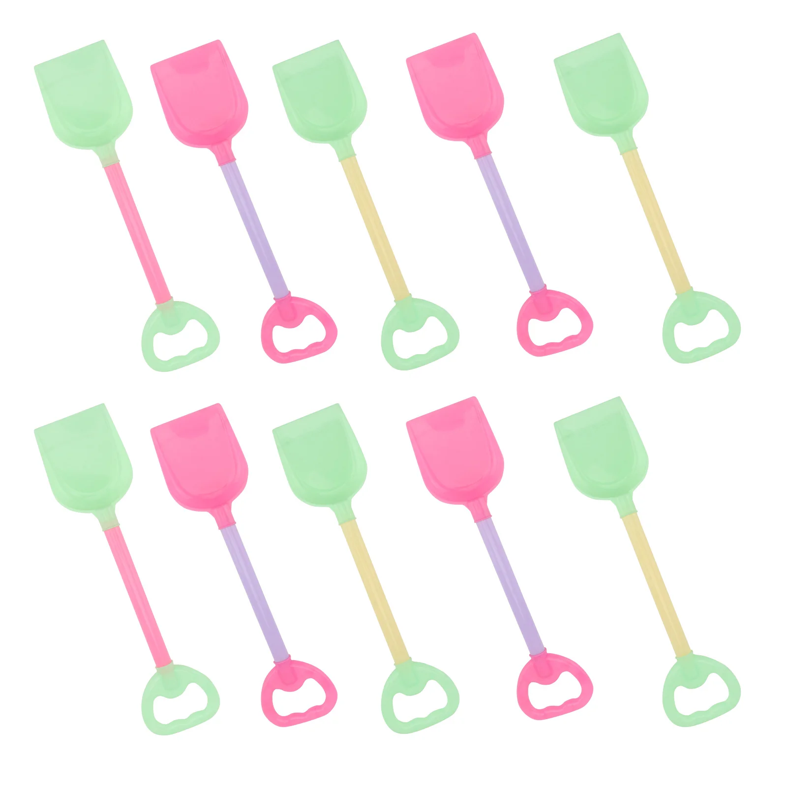 10 個子供用ビーチシャベルプレミアム素材砂掘り屋外公園子供用シャベルおもちゃ