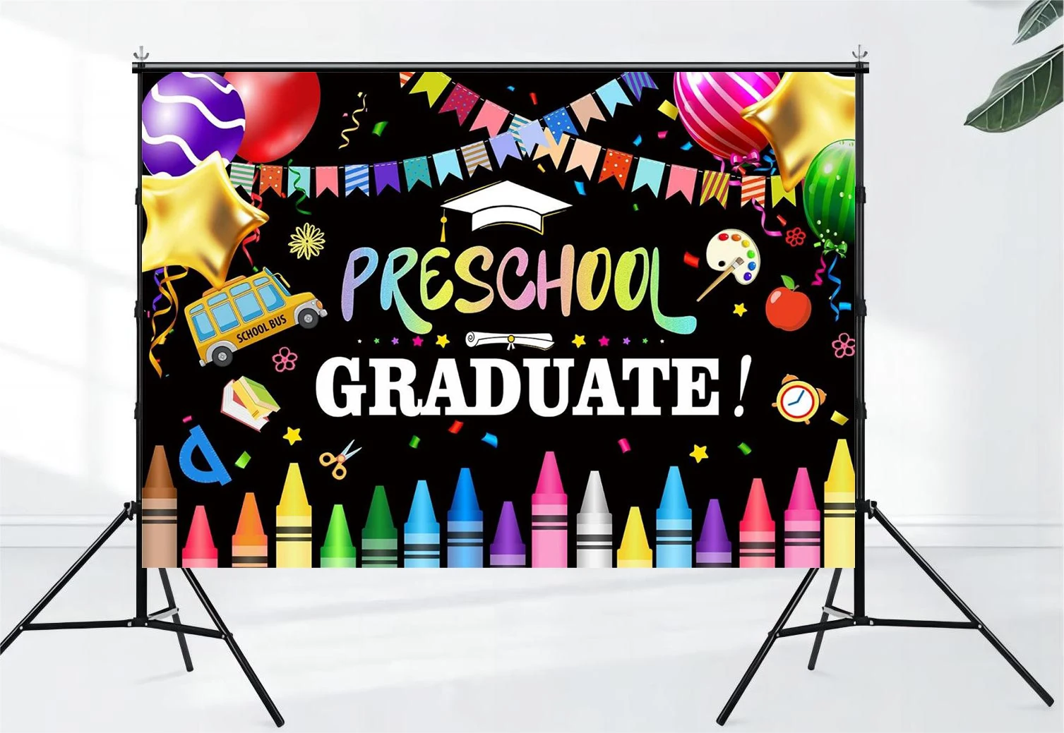 Preschool Graduates Background Kindergarten Congratulations Graduates Graduation Congratulations School Background Ball Party