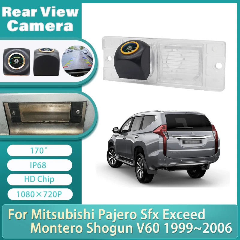 

Автомобильная камера заднего вида для Mitsubishi Pajero Sfx Exceed Montero Shogun V60 1999 ~ 2006 парковка HD AHD ночного видения