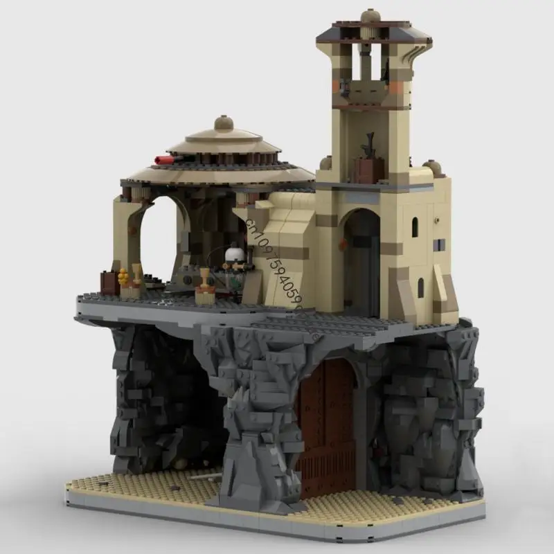 

New 1581Pcs Famous Star Battle Movie Moc Rancor Pit Model Custom Puzzle Diy Creative Ideas Kids Toys Birthday Gifts 9516