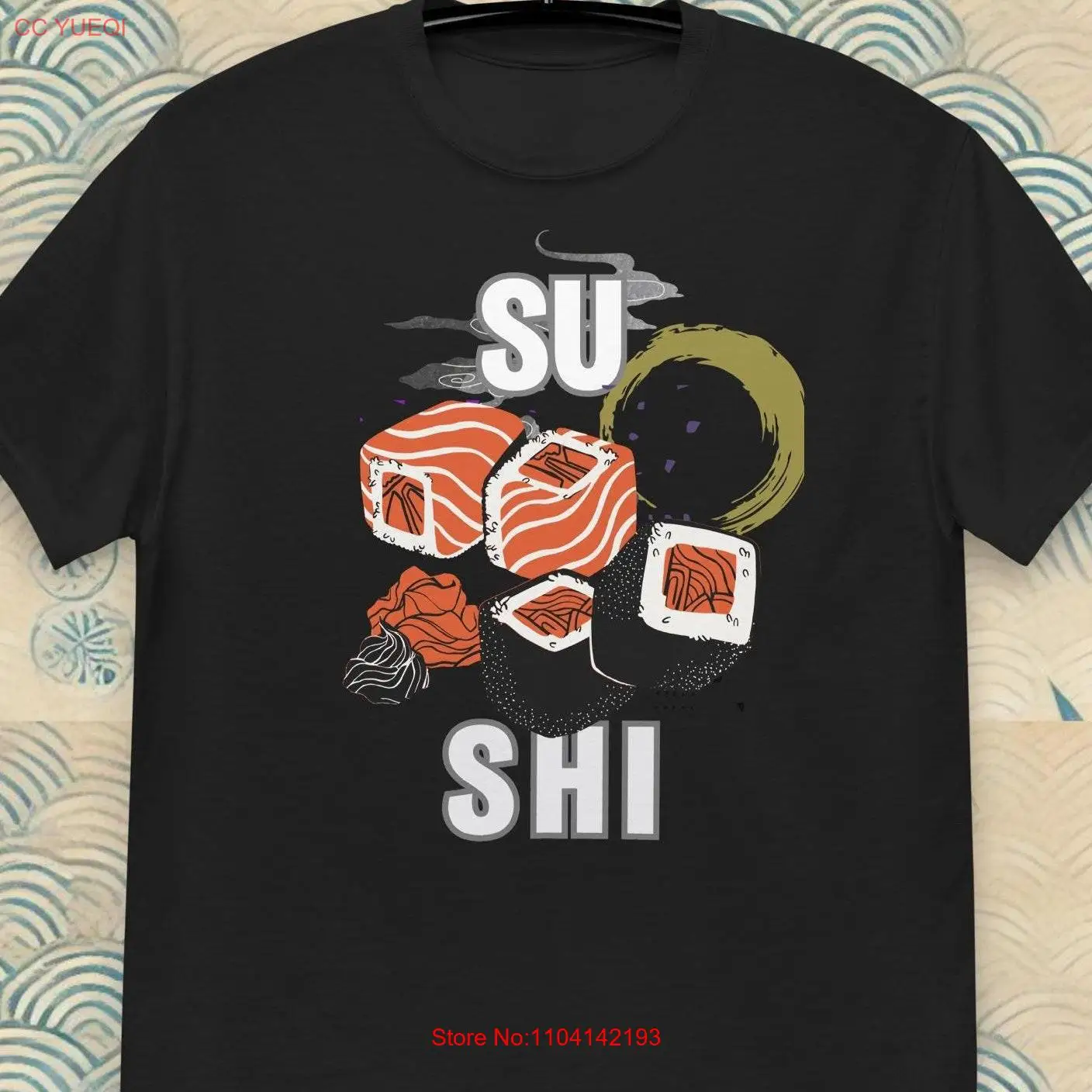 Sushi Lover T Shirt California Roll Design with Japanese Flair for Fans long or short sleeves