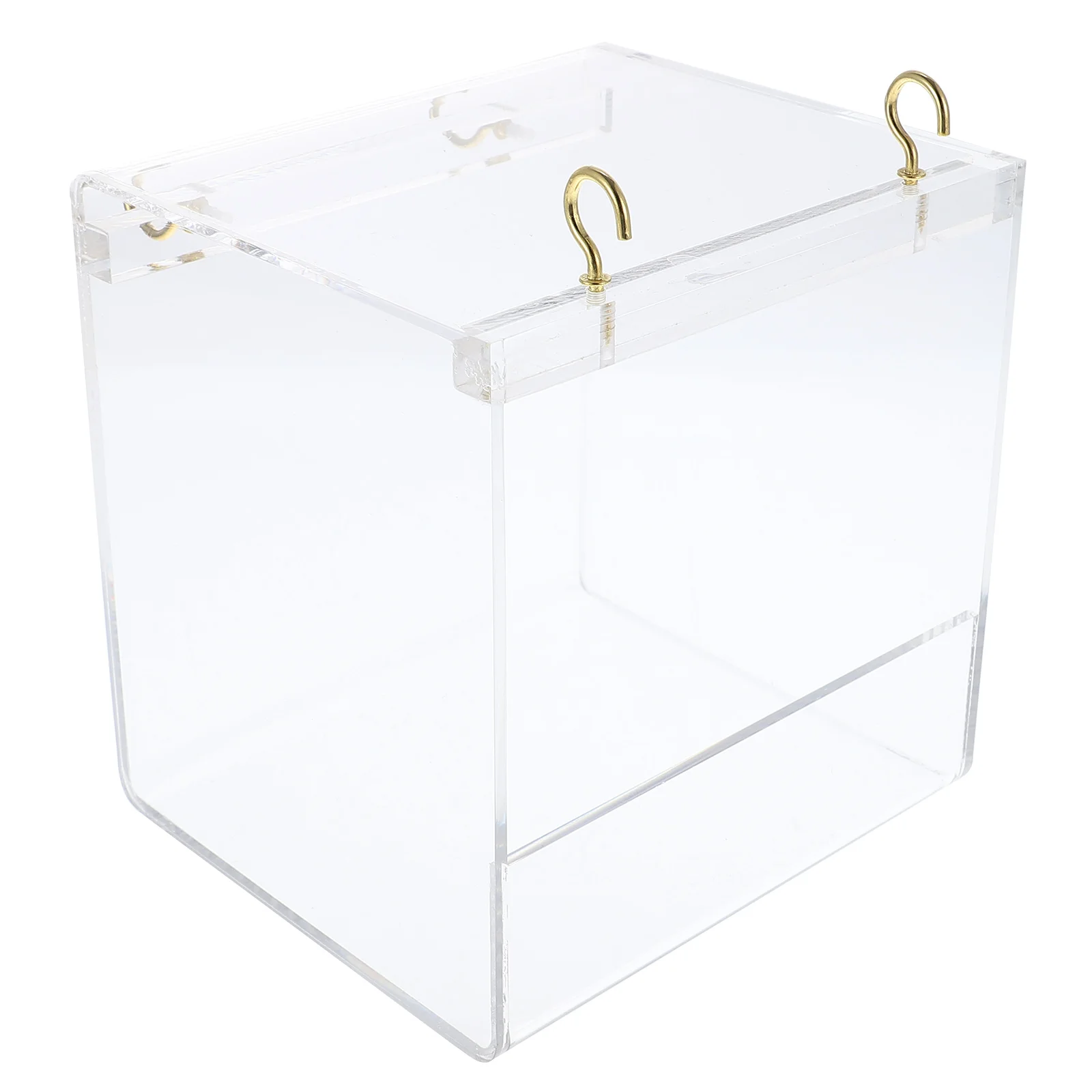 

Parrot Bath Tub Agapornis Accessories Bird Parakeet Parrots for Clear Container Bathtub Transparent Birds Bathing