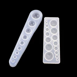 Hemisphere Epoxy Resin Mold Half Round Ball Dangle Earring Pendant Casting Silicone Mold Decoration Craft Jewelry Making Tool
