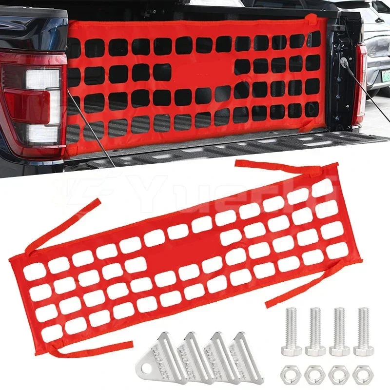 Nowa siatka do bagażnika Organizer siatkowej siatki do przechowywania ciężarówek Pickup Cargo Net Akcesoria do samochodów SUV Samochód Pickup Truck Bed