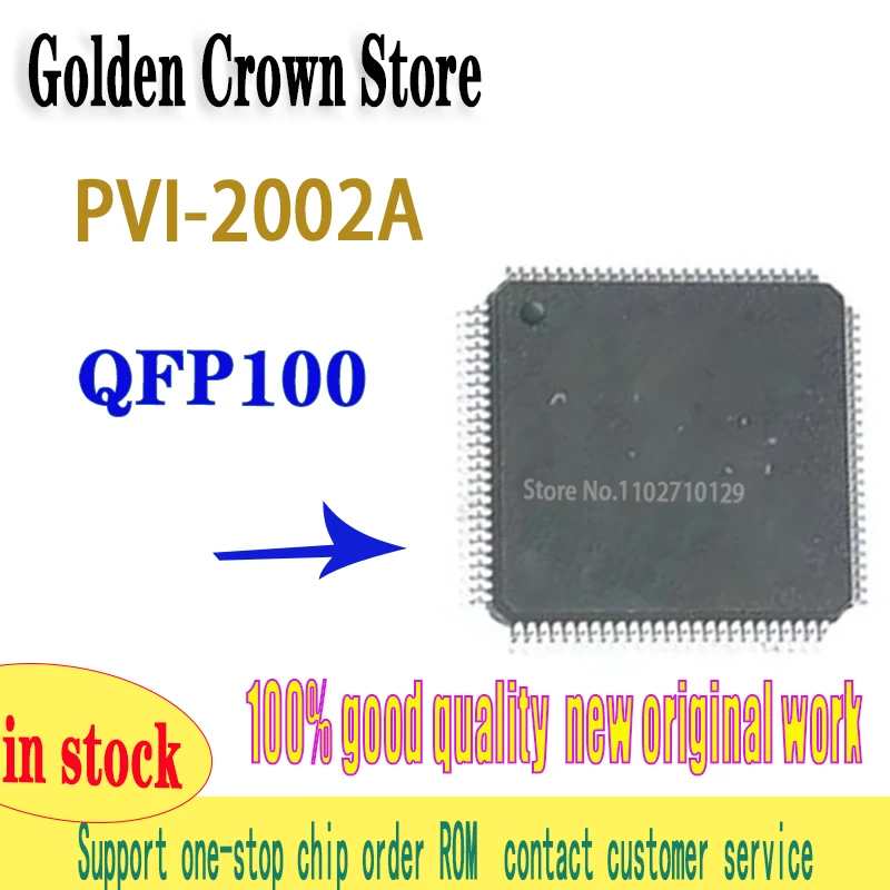 2pcs/lot  PVI-2002A QFP100 Brand  new original in stock