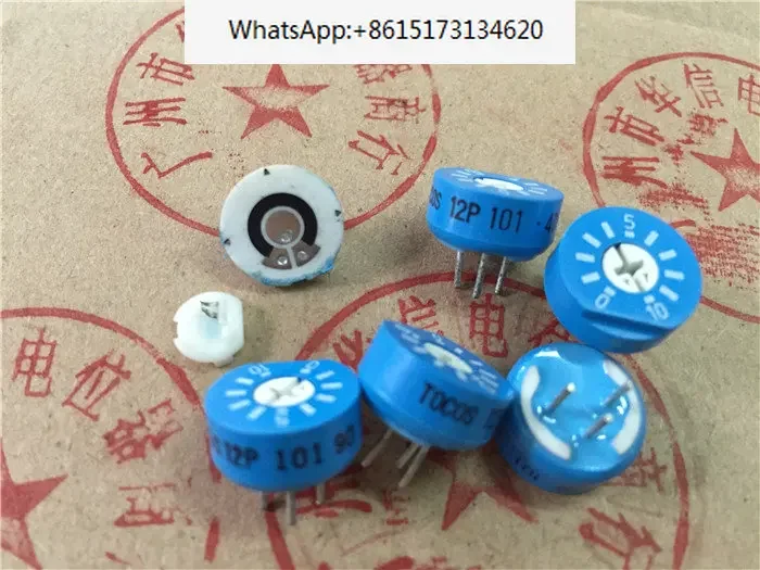 10 pieces TOCOS G12P 502 ceramic adjustable potentiometer made in Japan 1K 5K 10K 20K 10R-500K 1M