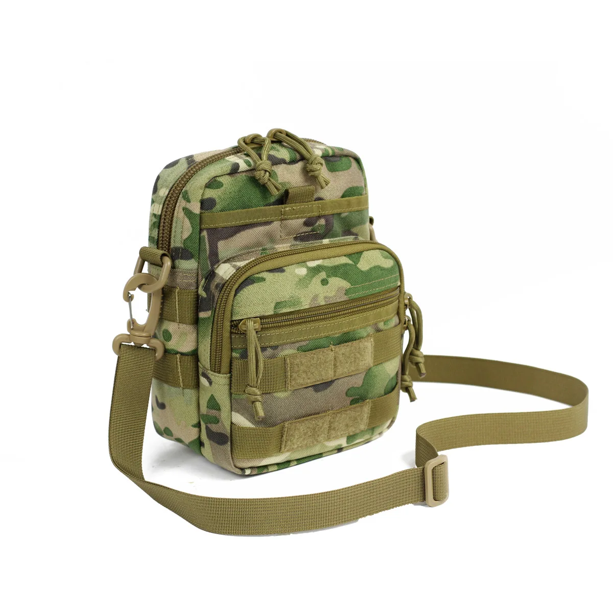 Outdoor Camo Tactical Shoulder Bag Sports Casual Crossbody Commute MOLLE Hanging Bag