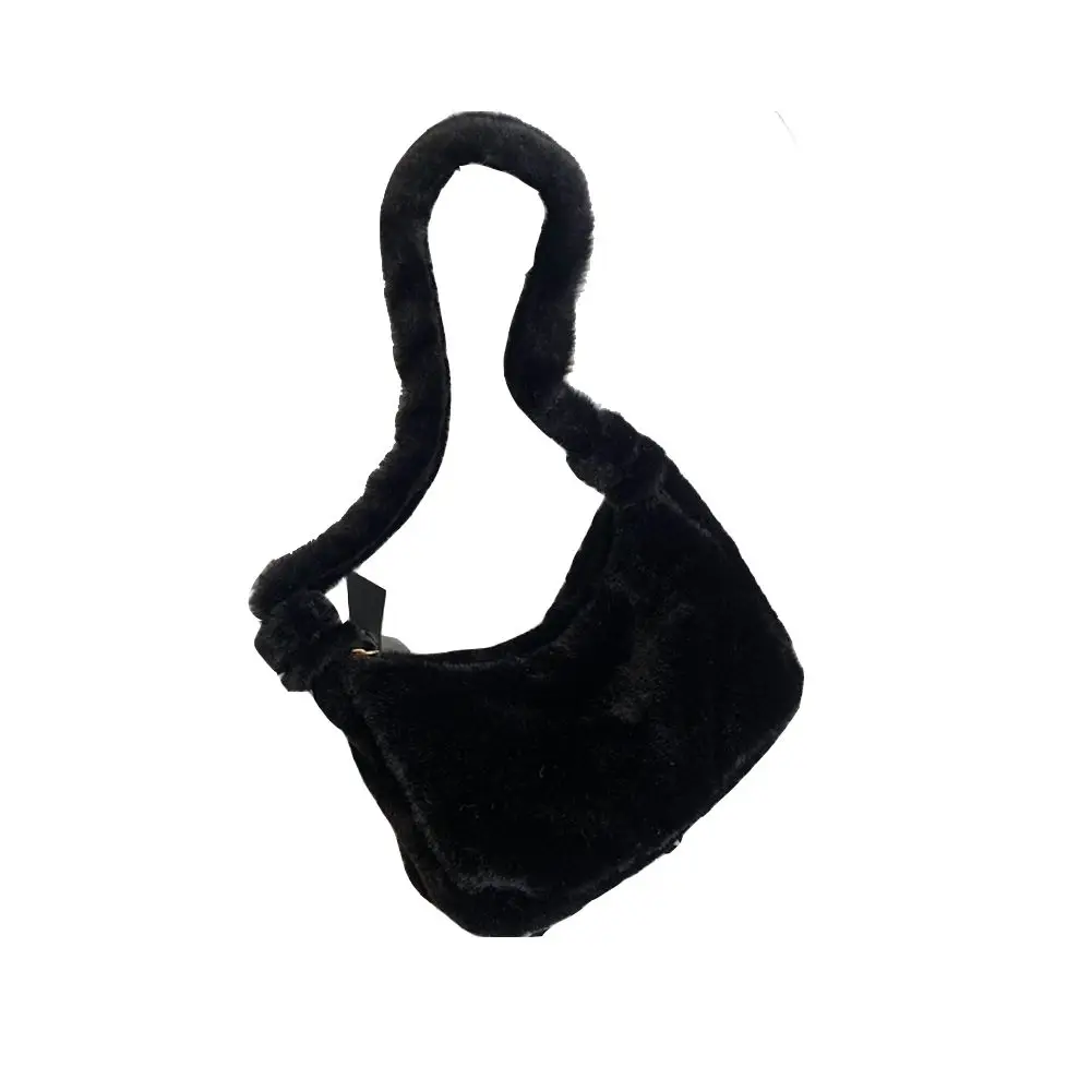 

Zipper Large Capacity Inner Pouch Handbag Underarm Bag Solid Color Shoulder Bag Women Crossbody Bag Koran Style Handbag