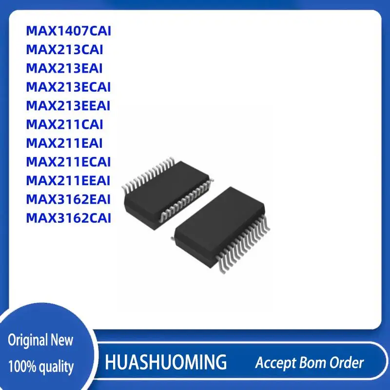 10Pcs/LOT MAX1407CAI MAX213CAI MAX213EAI MAX213ECAI MAX213EEAI MAX211CAI MAX211EAI MAX211ECAI MAX211EEAI MAX3162EAI MAX3162CAI