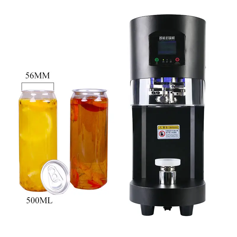 Durable Electric 30-100mm Automatic Non Rotary Circular Can Sealing Machine Food Film Tinplate Tin Seamer for Juicy Cups PET