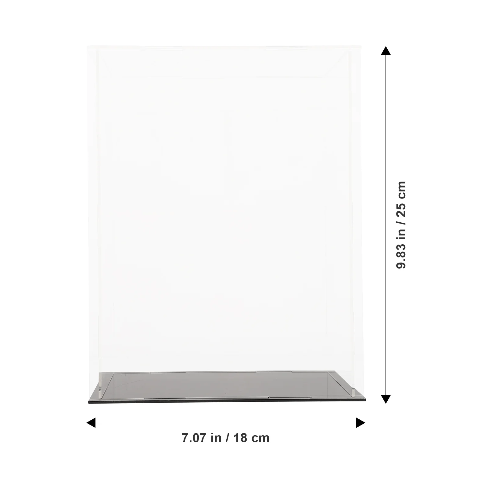 

Acrylic Clear Gloves Display Box Protective Storage Case Scratch Resistant Strong Stable Display Case Figurine Model Storage Box