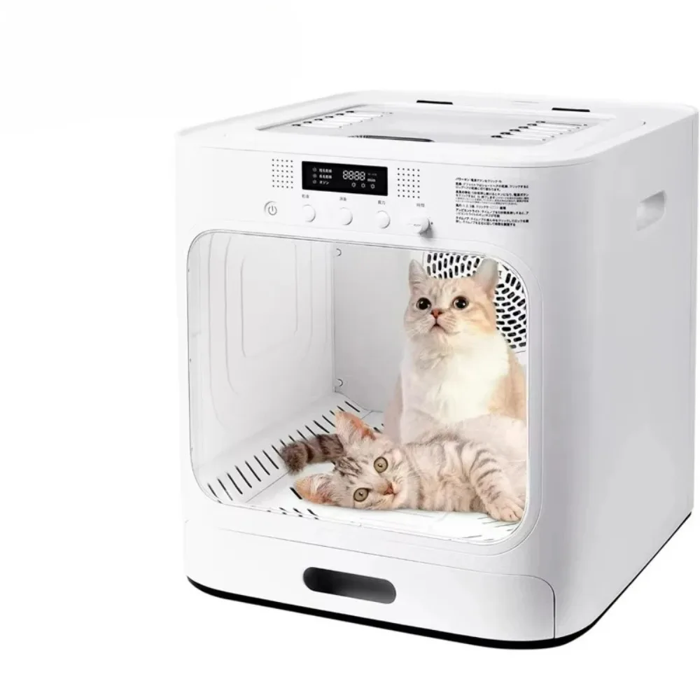 60L Plastic Pet Drying Machine Dual Circulation & Fast Drying Multi-Pet Household Solution for Bathroom Use OEM Smart Dryer Box